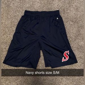 Navy Athletic Shorts Size Small
